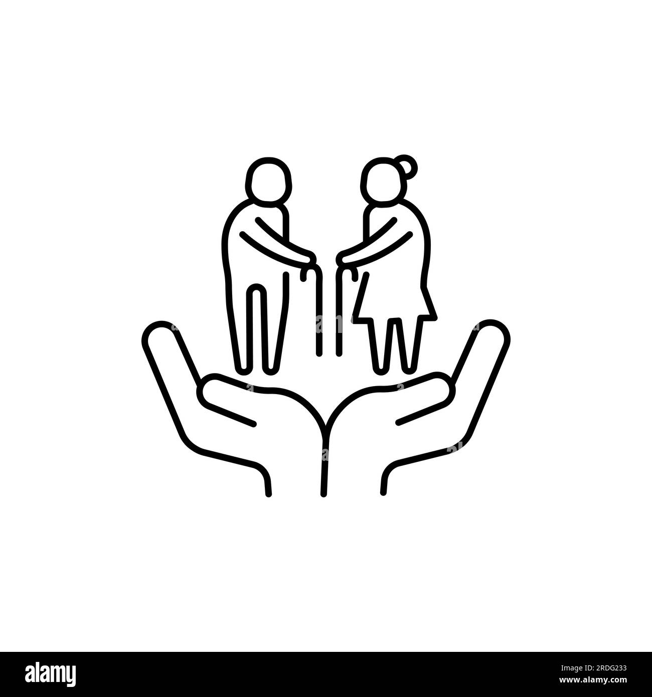 icona-di-assistenza-agli-anziani-anziani-con-casa-aiutare-la-generazione-di-eta-assistenza-sanitaria-senior-organiz
